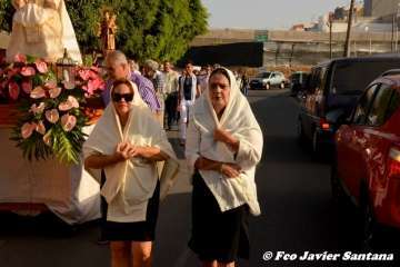 El Caracol despide sus fiestas con procesión y espectáculo musical (Foto Francisco Javier Santana)